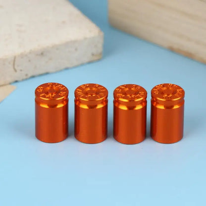 Aluminum Alloy Tire Valve Stem Caps Set of 4 | Universal Fit