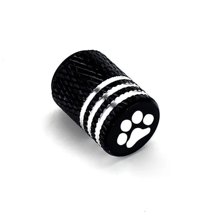Paw Theme Tire Valve Caps