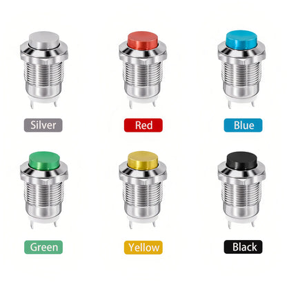 12mm Waterproof Metal Momentary Push Button Switch
