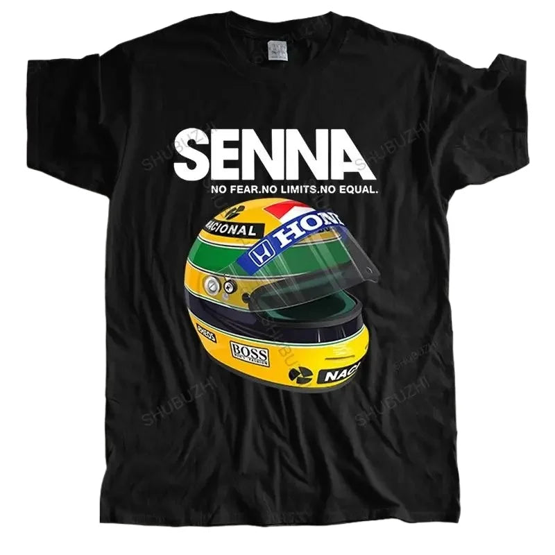 Racing Helmet Graphic T-Shirt | No Fear No Limits No Equal