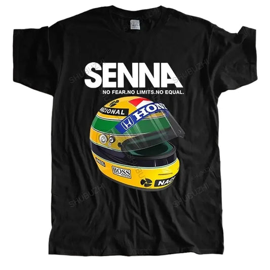 Racing Helmet Graphic T-Shirt | No Fear No Limits No Equal
