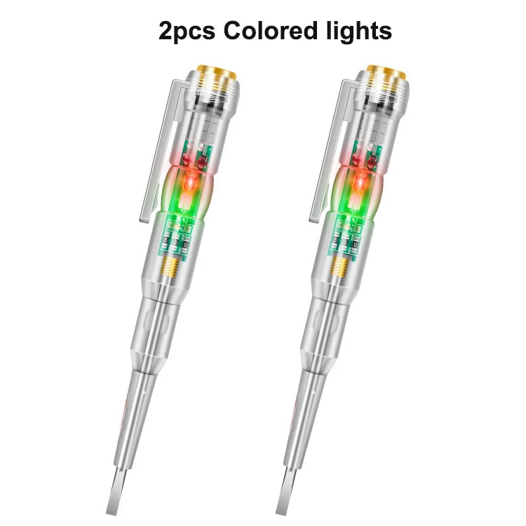 Non-Contact Voltage Tester Pen – AC Induction Electrical Screwdriver (2 pcs)