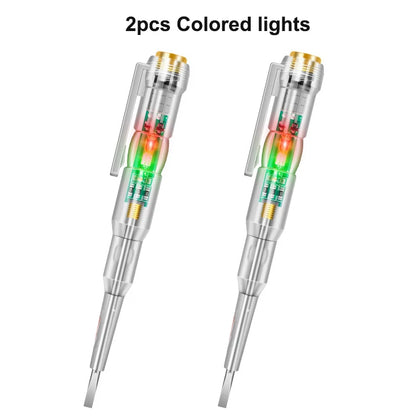 Non-Contact Voltage Tester Pen – AC Induction Electrical Screwdriver (2 pcs)