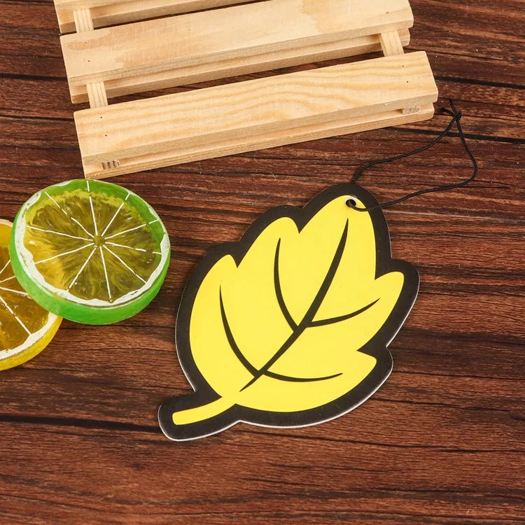 Leaf-Shaped Hanging Car Air Freshener