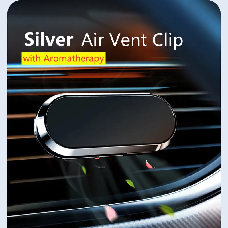 Magnetic Car Phone Holder 360° Adjustable Arm – Air Vent & Dashboard Mount