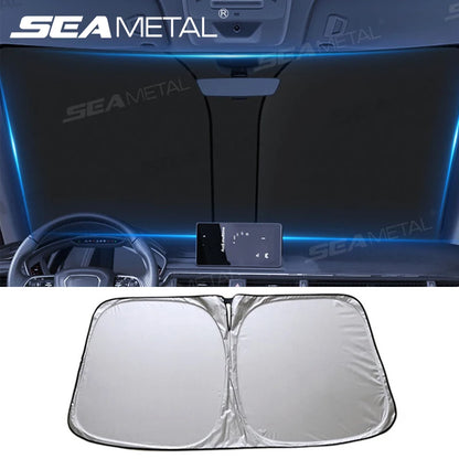 Car Windshield Sun Shade – Foldable UV Reflective Sunshade Cover