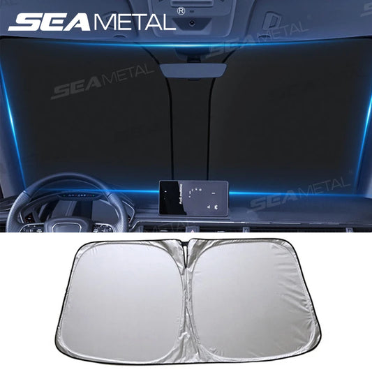 Car Windshield Sun Shade – Foldable UV Reflective Sunshade Cover