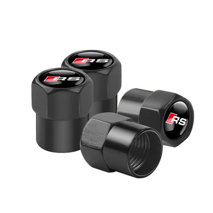 4Pcs Metal Valve Cap Sline Style