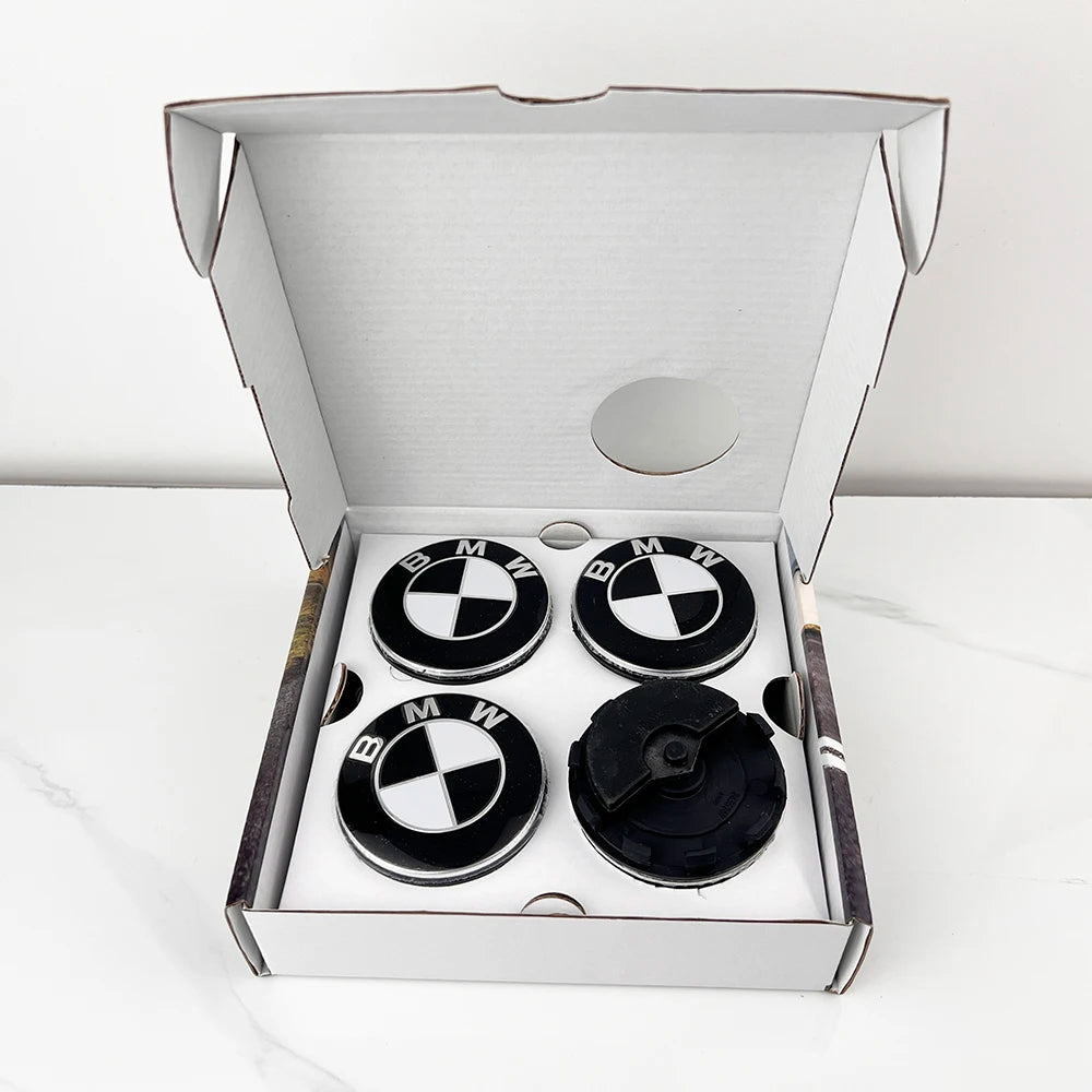 4Pcs Floating Wheel Hub Center Caps 56mm 68mm – 50th Anniversary Edition