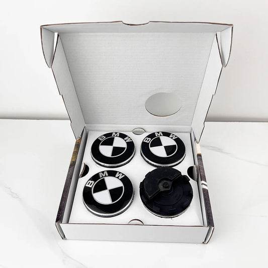 플로팅 휠 허브 센터 캡 4개, 56mm 68mm – 50주년 에디션