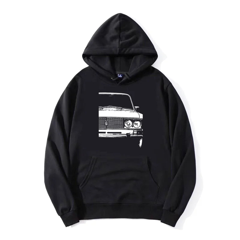Car Graphic Hoodie – Pullover & Zip-Up Cotton Sweatshirt