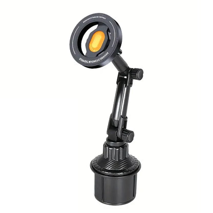 Magnetic Car Cup Holder Phone Mount with Adjustable Arm