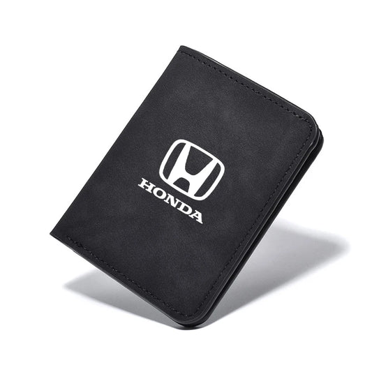 Driver License Cover & Credit Card Wallet Holder – Leather ID Clip