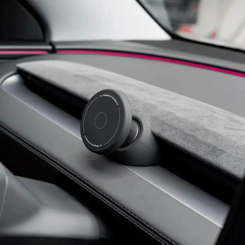 Silicone Magnetic Phone Holder – Steering Column Car Mount (LHD & RHD)