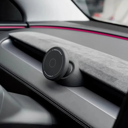 Silicone Magnetic Phone Holder – Steering Column Car Mount (LHD & RHD)