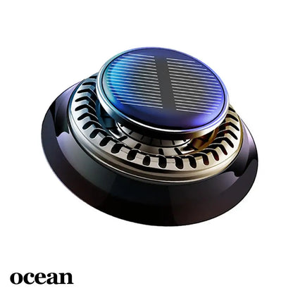 Solar-Powered Rotating Car Aromatherapy Diffuser