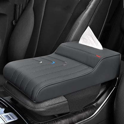 Car Armrest Box Pad – Memory Foam & Leather, Thickened, 8 Colors