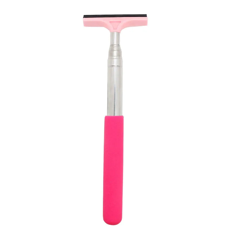 Car Rearview Mirror Wiper – Telescopic Glass & Mist Cleaner Scraper (21–98cm)