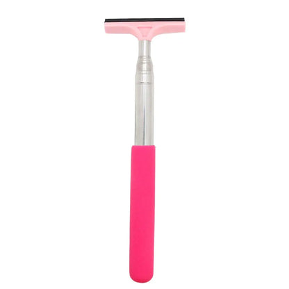 Car Rearview Mirror Wiper – Telescopic Glass & Mist Cleaner Scraper (21–98cm)