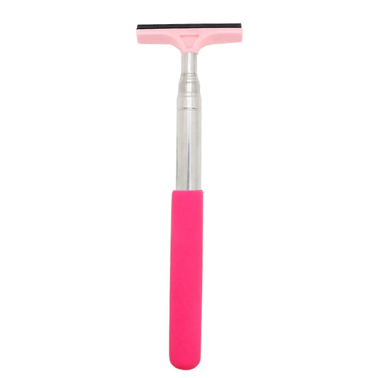 Car Rearview Mirror Wiper – Telescopic Glass & Mist Cleaner Scraper (21–98cm)