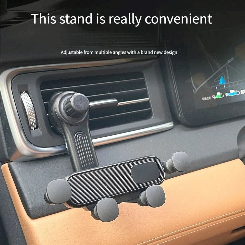 Gravity Air Vent Phone Mount - Foldable 360 Rotating Holder