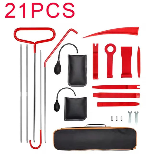 21-Piece Car Trim Removal Tool Kit with Air Wedge Pump