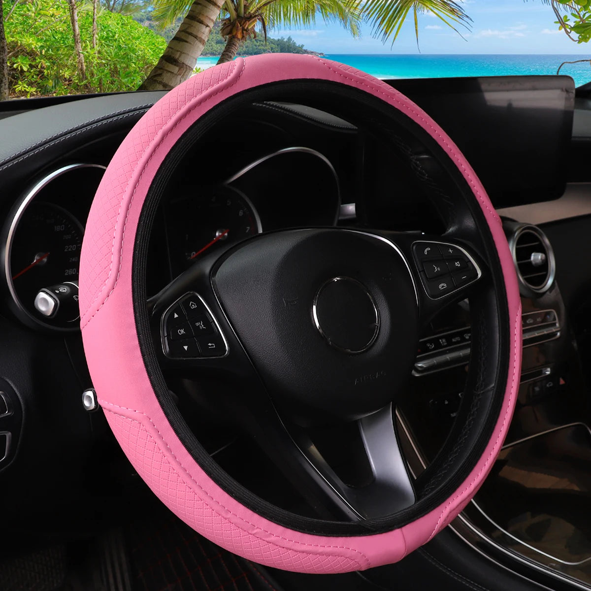 Universal Stretch Steering Wheel Cover