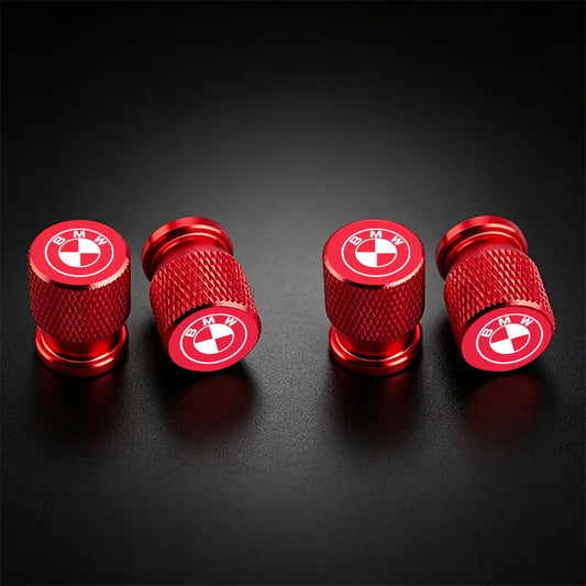 Aluminum Tire Valve Stem Caps – Set of 4 | Dustproof & Waterproof