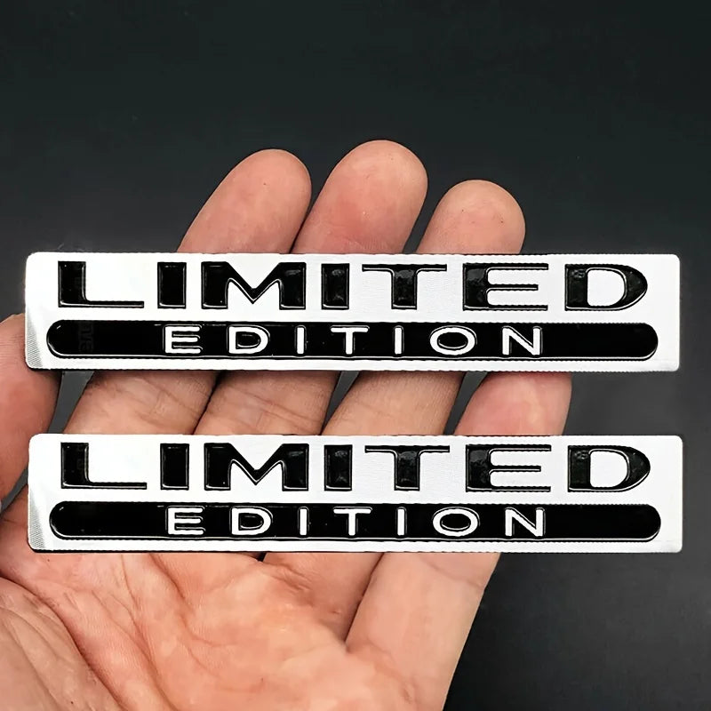 3D Metal Racing Sport Emblem Badge Sticker – 2 Pcs Car & Moto Decal