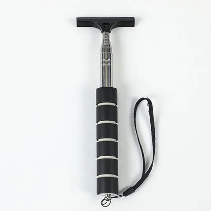 Car Rearview Mirror Wiper – Telescopic Glass & Mist Cleaner Scraper (21–98cm)