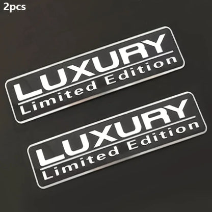 3D Metal Racing Sport Emblem Badge Sticker – 2 Pcs Car & Moto Decal