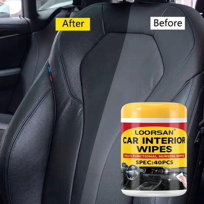 Car Interior Wipes – 40pcs