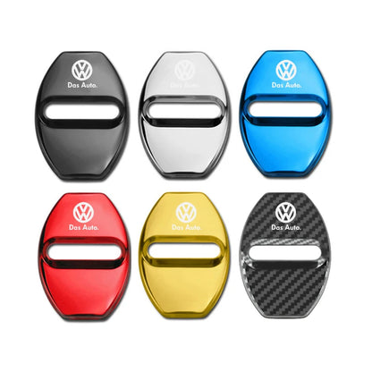 Car Door Lock Protection Covers - Set of 4 with Logo Options