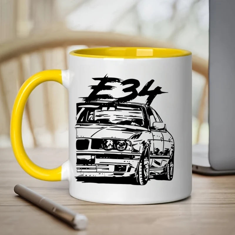 Car Graphic E34 Ceramic Mug