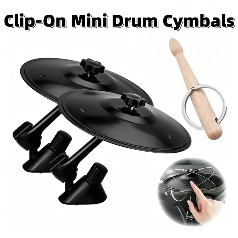 Mini Car Air Vent Cymbal Decoration - Clip-On Drum Ornament