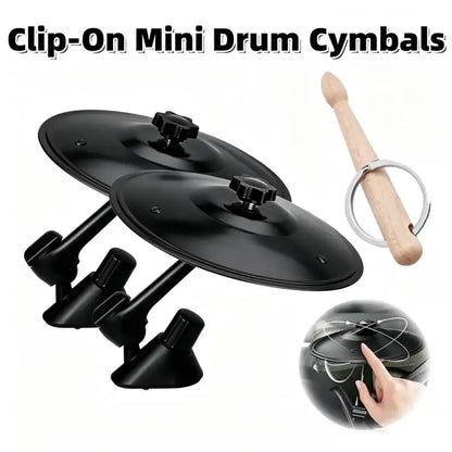 Mini Car Air Vent Cymbal Decoration - Clip-On Drum Ornament