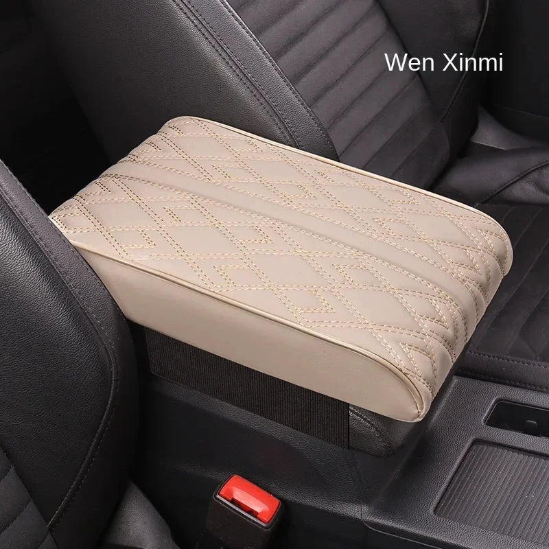 PU Leather Car Armrest Cover Pad