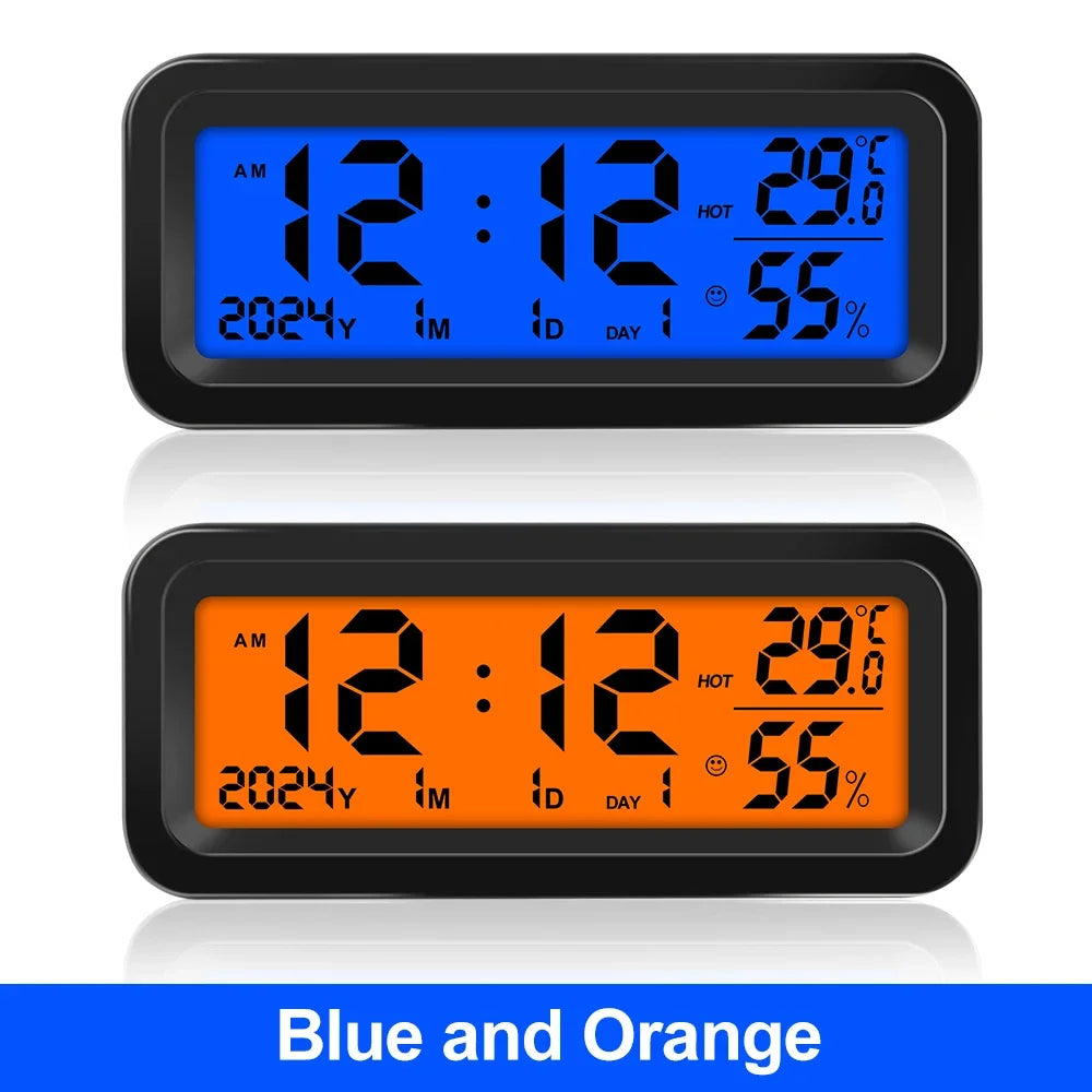 Car Dashboard Clock | Solar Thermometer