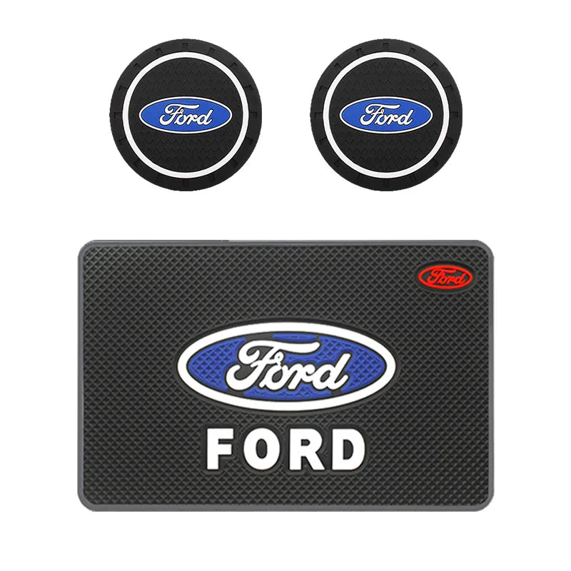 Car Cup Holder Non-Slip Coaster Mat – Anti-Skid PVC Interior Pad