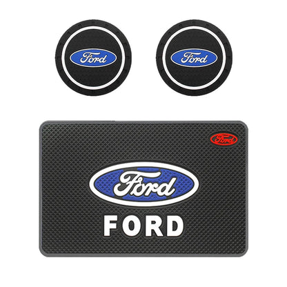 Car Cup Holder Non-Slip Coaster Mat – Anti-Skid PVC Interior Pad