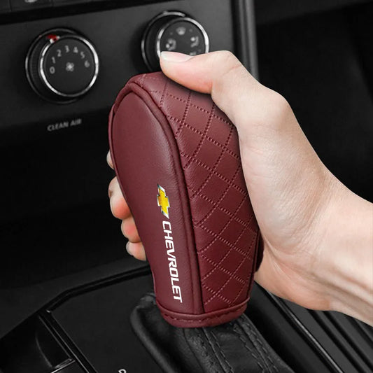 PU Leather Gear Shift Knob Cover | Anti-Slip Protective Sleeve