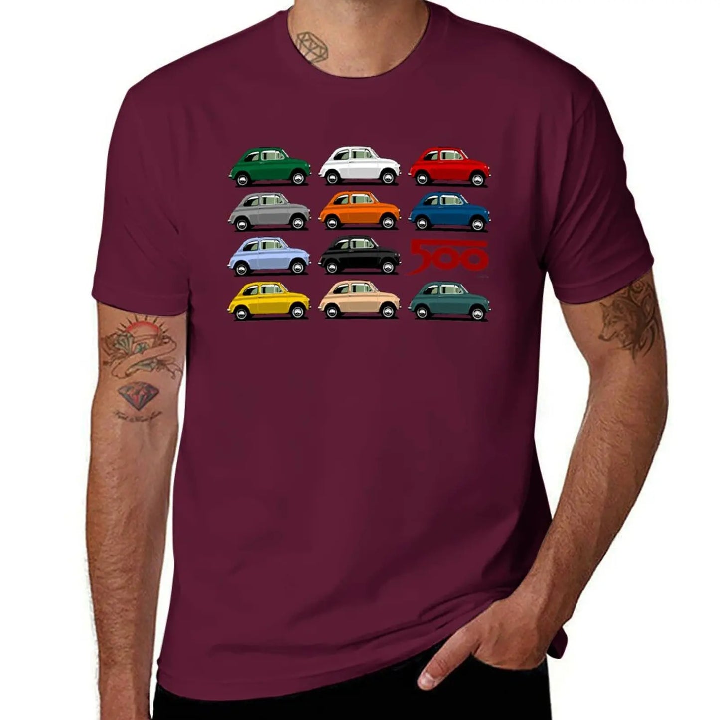 500 Car Side View T-Shirt