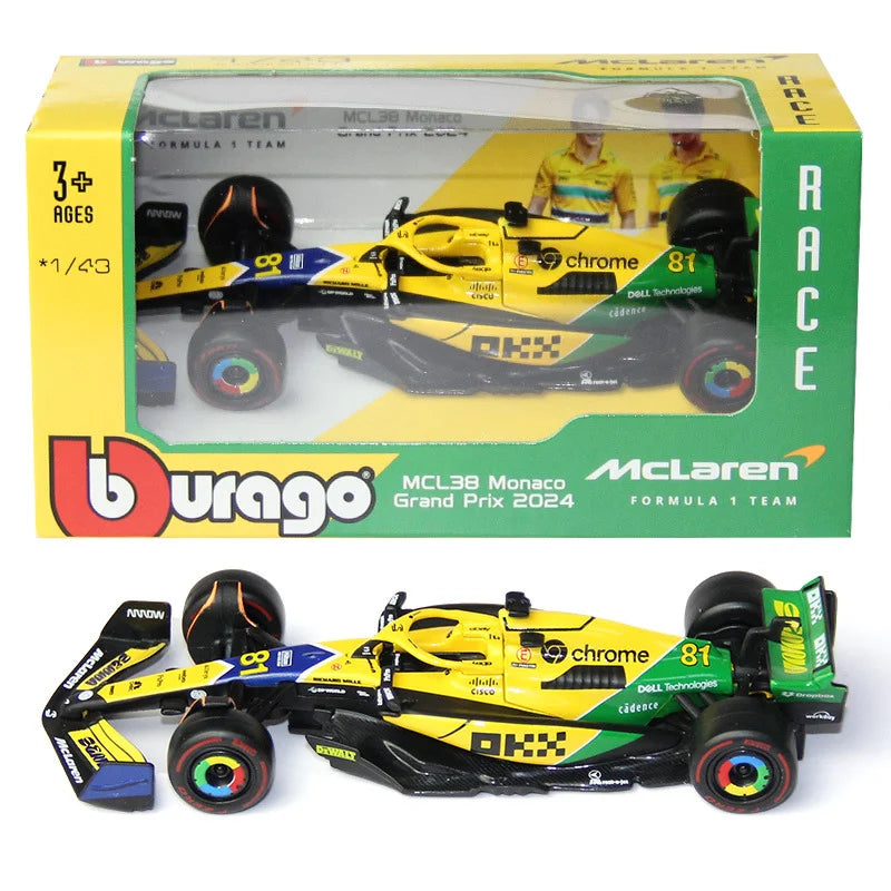 Formel-Rennmodellauto aus Metall