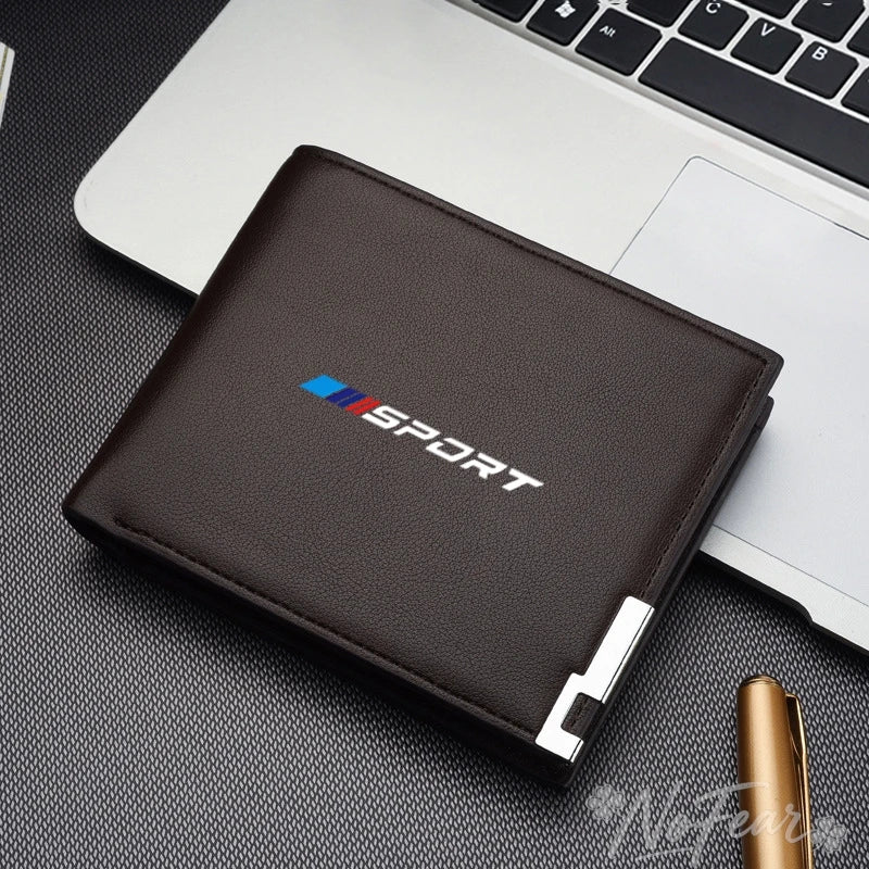 Sport Car Wallet Men Leather