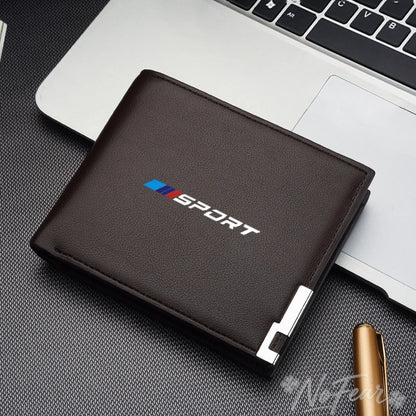 Sport Car Wallet Men Leather