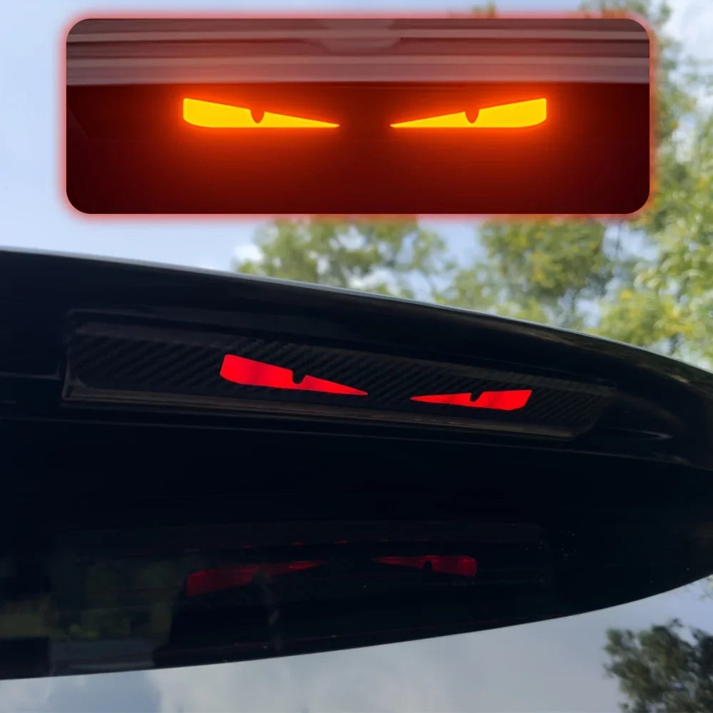 Monster Eyes Car Brake Light Sticker – Devil Eyes Tail Light Decal