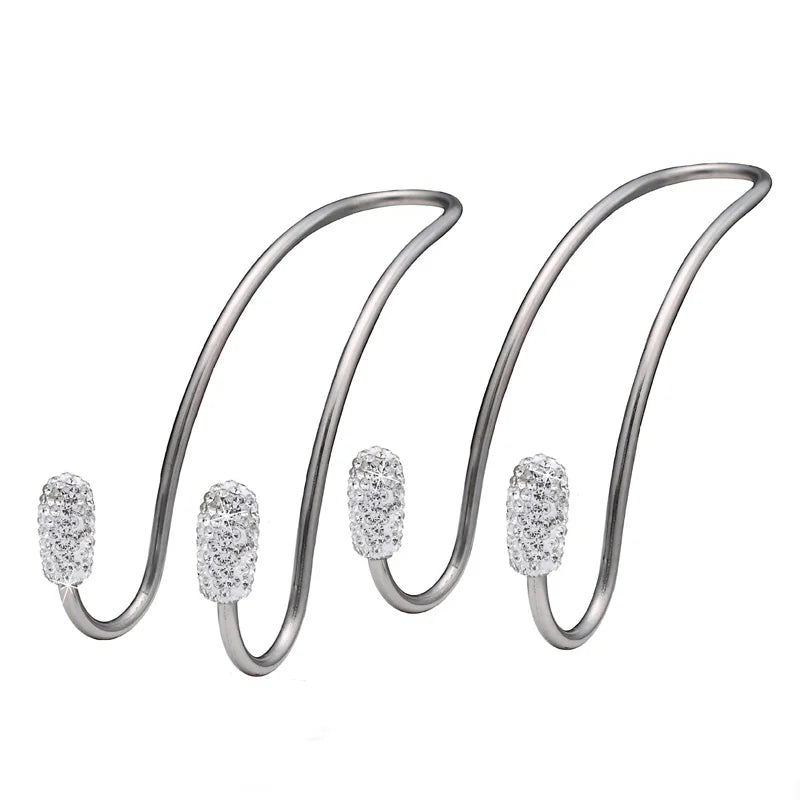 Rhinestone Car Headrest Hook | Bling Bag Hanger for Car Seat