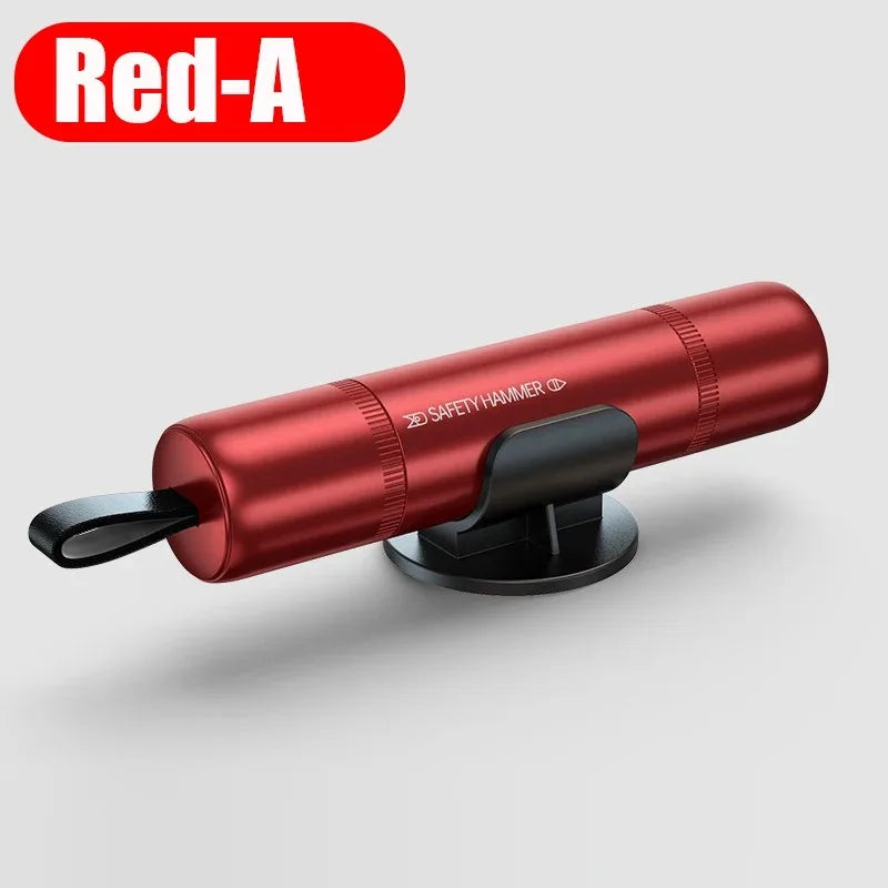 Car Emergency Hammer - Window Breaker & Seatbelt Cutter
