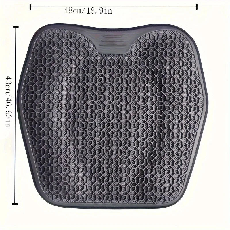 Honeycomb Gel Seat Cushion – Breathable Ergonomic Car Pad