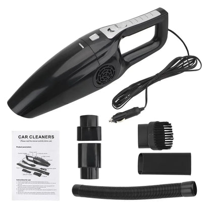 Portable Car Vacuum Cleaner 120W – Wet & Dry Dual-Use 12V